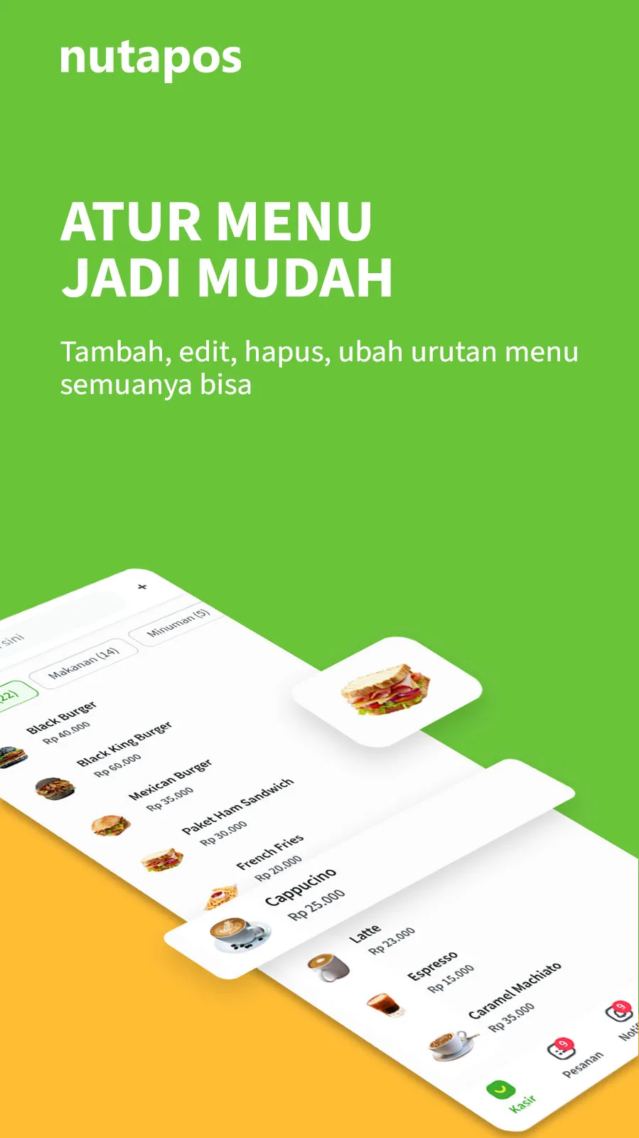 Tangkapan layar NutaPOS 1