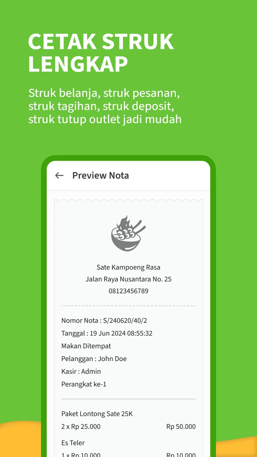 Tangkapan layar NutaPOS 2